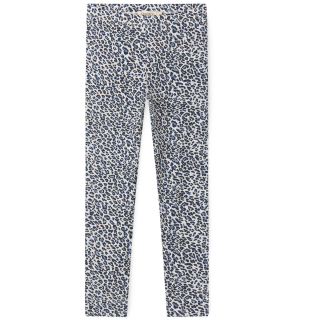 MarMar Copenhagen Leo leg Blue Leo legging blauw panterprint maat 56 tot 152