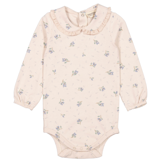 MarMar Copenhagen Romper Roze/Blauw Bloemenprint