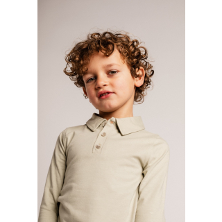 Baje Studio Longsleeve Groen Polo Kraag Broc Green Pistache