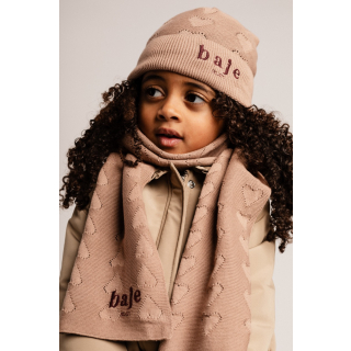 Baje Studio Sjaal Roze Hartjes Souzy Peach Almond