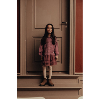 Baje Studio Jurk Paars Tule Gemmi Purple Plum