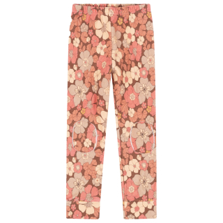 Mingo Legging Roze/Bruin Bloemen