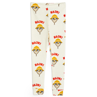 Mini Rodini Legging Creme Hajk Print
