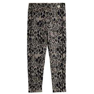 Mini Rodini Legging Grijs/Zwart Tijgerprint