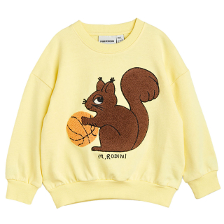 Mini Rodini Sweater Geel Eekhoorn