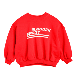 Mini Rodini Sweater Rood Sport Print