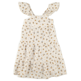 My Little Cozmo Jurk Creme Bloemenprint