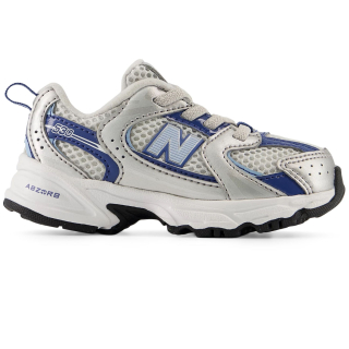 New Balance 530 baby en peuter sneaker Silver Metallic/Magic Blue