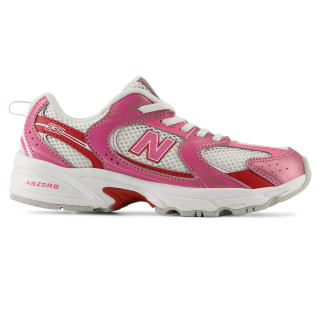 New Balance 530 kinder sneaker roze rood Pink Satin Shadow Red zijaanzicht