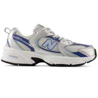 New Balance 530 kinder sneaker Silver Metallic/Magic Blue