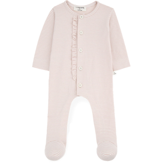 One More In The Family Boxpak Kristine Creme/Roze Strepen Ruffle Nude