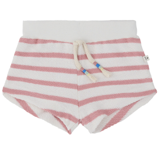 One More In The Family Korte Broek Portinax Roze/creme gestreept