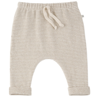 One More In The Family baby legging antony beige strepen detail