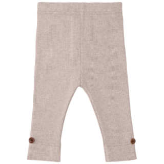 One More In The Family legging Sina roze nude ribstructuur