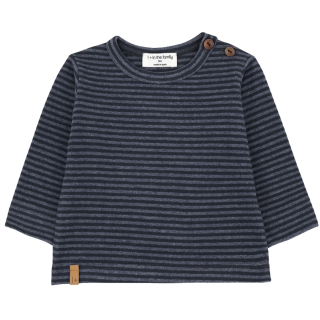 One More In The Family Longsleeve Olaf Blauw Strepen Denim