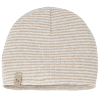 One More In The Family baby muts honore beige strepen detail