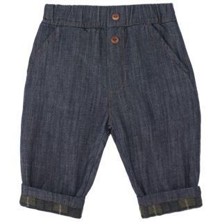 One More In The Family spijkerbroek Huron blauw denim 6-48 maanden