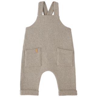 One More In The Family tuinbroek Alert beige canapa met zakken wintercollectie Pudilo