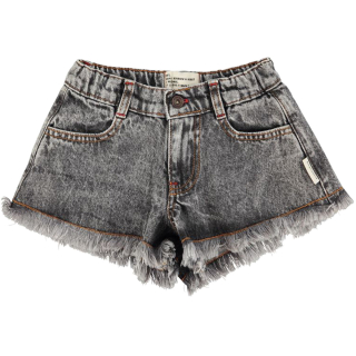 Piupiuchick Korte Broek Grijs Rafels