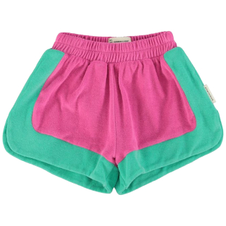 Piupiuchick Korte Broek Roze/Groen Badstof