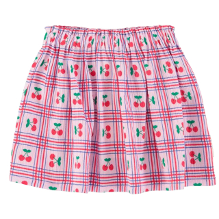 Piupiuchick rok met roze rood kersenprint