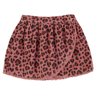 Piupiuchick Rok Roze/Zwart Tijgerprint Rib