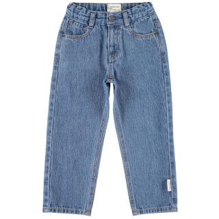 Piupiuchick spijkerbroek blauw unisex voorkant detail