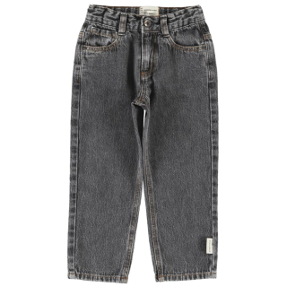 Piupiuchick spijkerbroek grijs denim voorkant detail