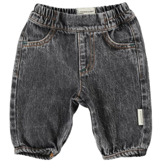 Piupiuchick spijkerbroek washed black baby