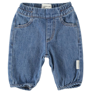 Piupiuchick baby spijkerbroek washed navy voorkant