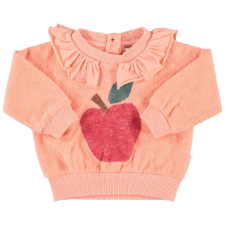 Piupiuchick sweater roze appel The Lunch Club baby