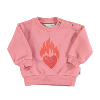 Piupiuchick Sweater Roze Hart Baby