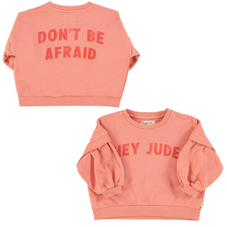 Piupiuchick Sweater Roze Hey Jude Don't Be Afraid