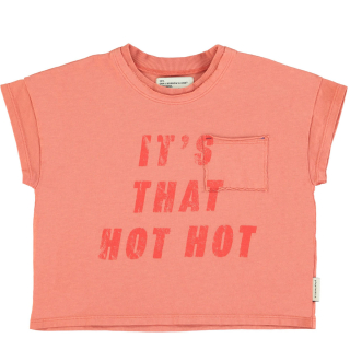 Piupiuchick T-shirt Roze It's That Hot Hot