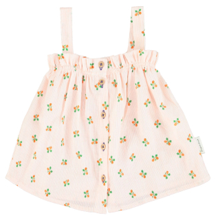 Piupiuchick Top Roze Bloemenprint