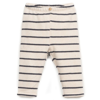 Play Up Legging Creme/Grijs Strepen Grafite