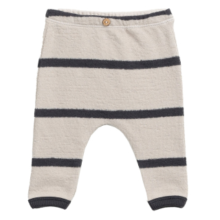 Play Up Legging Creme/Grijs Strepenprint