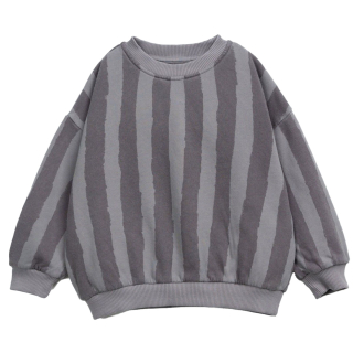 Play Up Sweater Grijs Strepen Light Grey