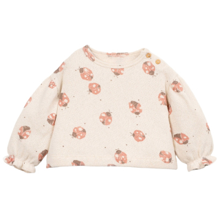 Play Up Sweater Lieveheersbeestjes Creme