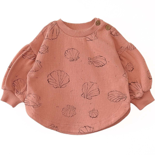 Play Up Sweater Roze Schelpenprint