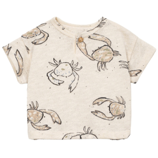 Play Up t-shirt creme krab baby