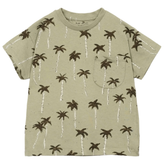 Play Up T-shirt groen palmbomen
