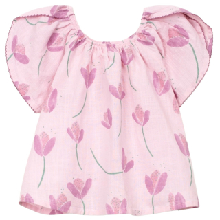 Play Up t-shirt roze bloemen