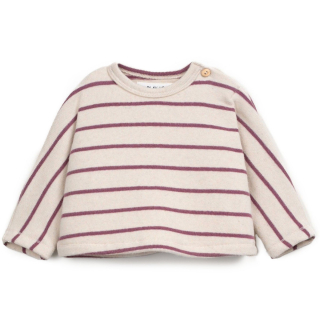 Play Up Trui Creme/Paars Strepen Amora