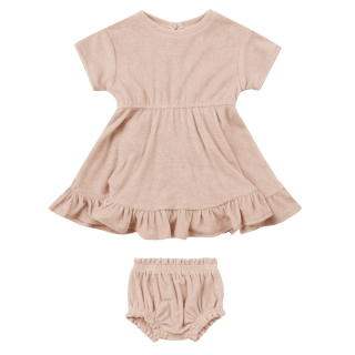 Quincy Mae Jurk Met Bloomer Roze