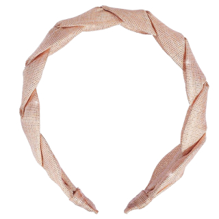 Rockahula Haarband Roze Gevlochten Glitter