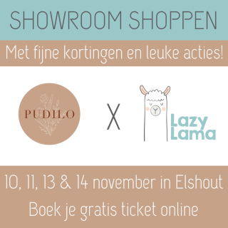 SHOWROOM SHOPPEN DINSDAG 14 NOVEMBER
