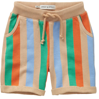 Zomerse gestreepte Sproet & Sprout short met elastische taille
