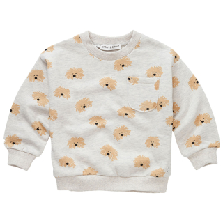 Sproet & Sprout Sweater Grijs/Beige Hond