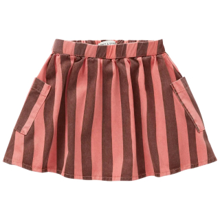 Sproet & Sprout Rok Gestreept Roze Bruin